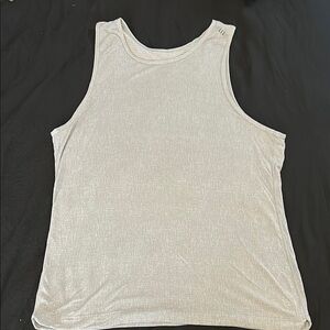 Lululemon Men’s Athletic Tank Top – Gray (Size L, Lightweight & Breathable)
